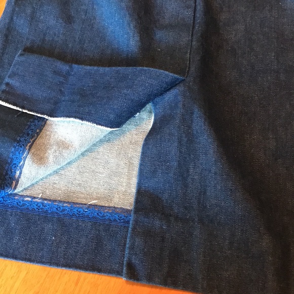 Handmade Jean/denim skirt - Picture 6 of 6
